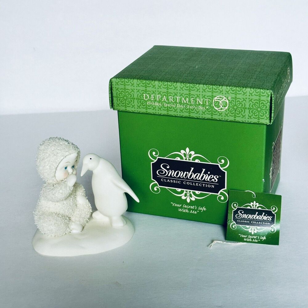 2006 Snowbabies “Your Secret Is Safe With Me” Figure Dept 56 Penguin